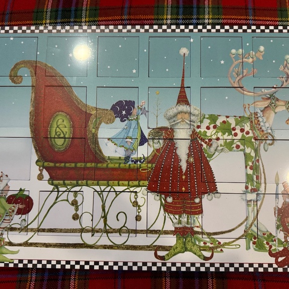 Mackenzie Childs Patience Brewster Dash Away Advent Calendar - Picture 1 of 3